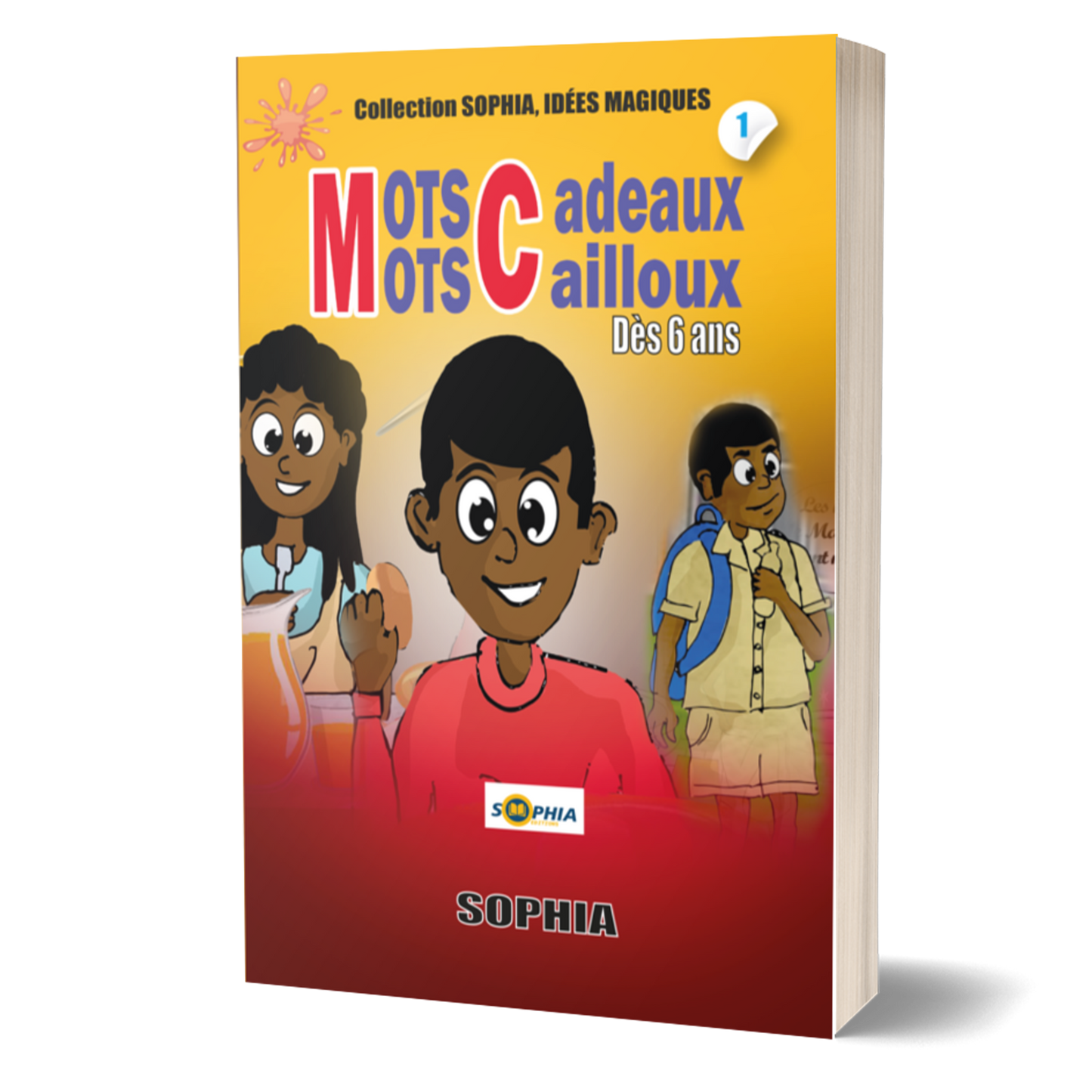 MOTS CADEAUX, MOTS CAILLOUX - Livre éducatif pour enfants sur le harcèlement scolaire – Apprendre à répondre aux mots blessants